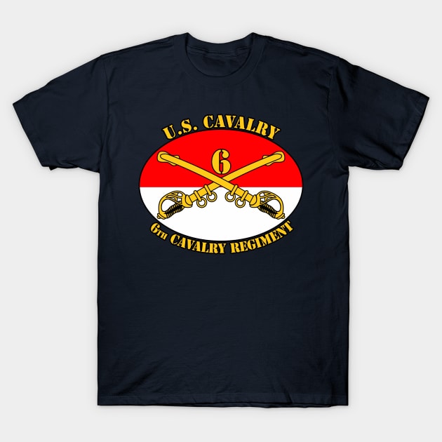 6th Cavalry Regiment T-Shirt by MBK